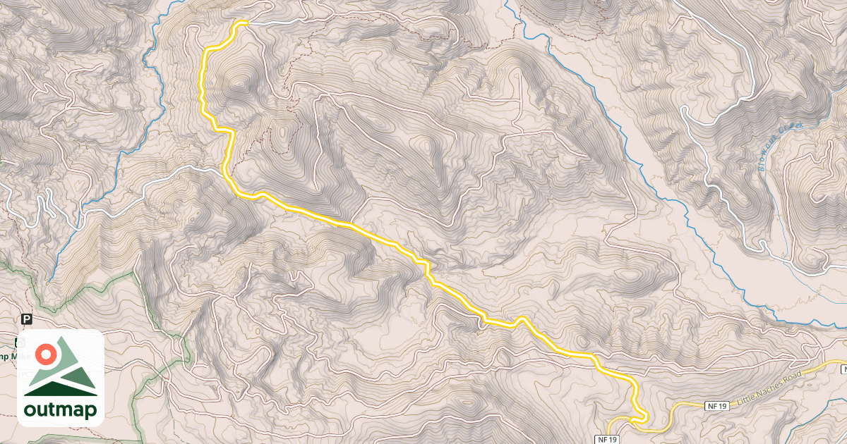 Map of Forest Road 1914