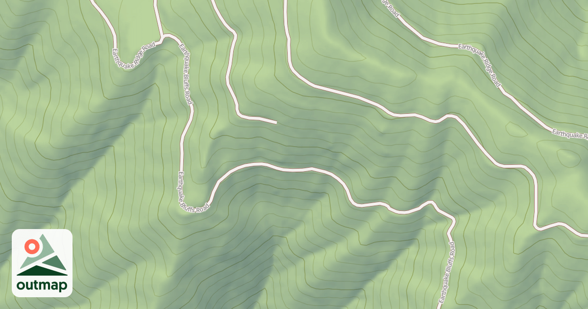 Map of (FDR) EARTHQUAKE BLUFFS
