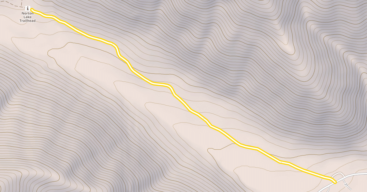 Map preview of Norton Creek Road