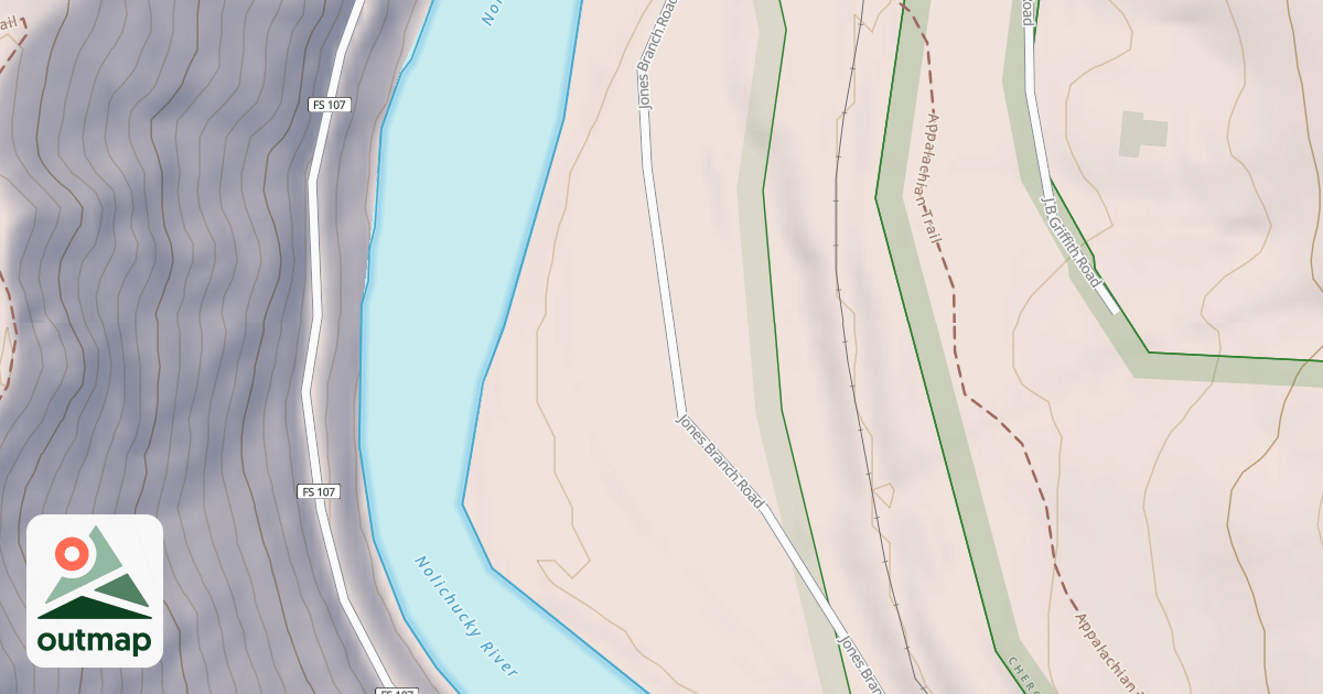 Map of CHESTOA PARKING 1
