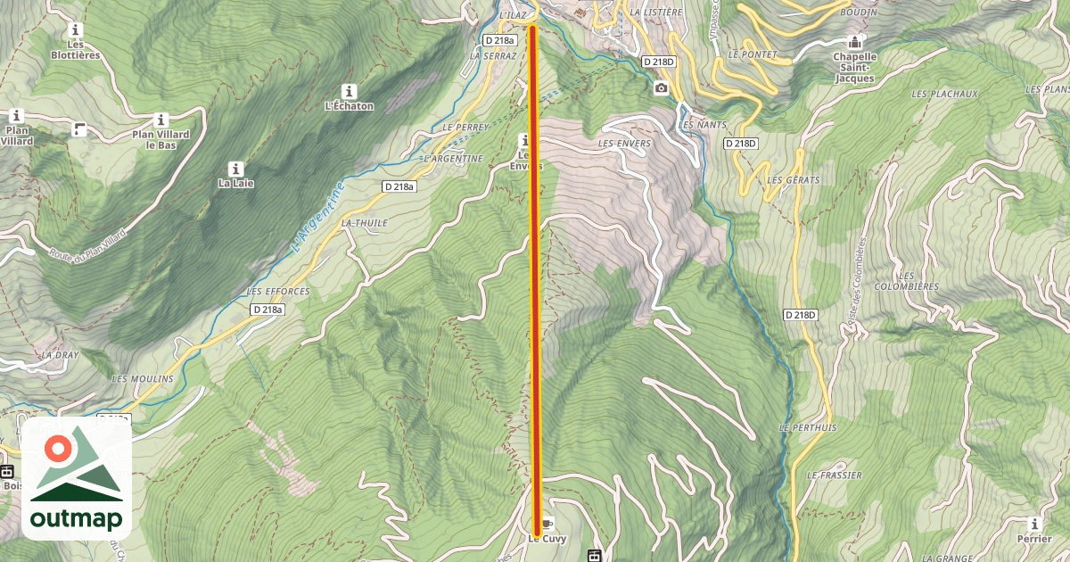 Map of TSD4 - Grand Mont