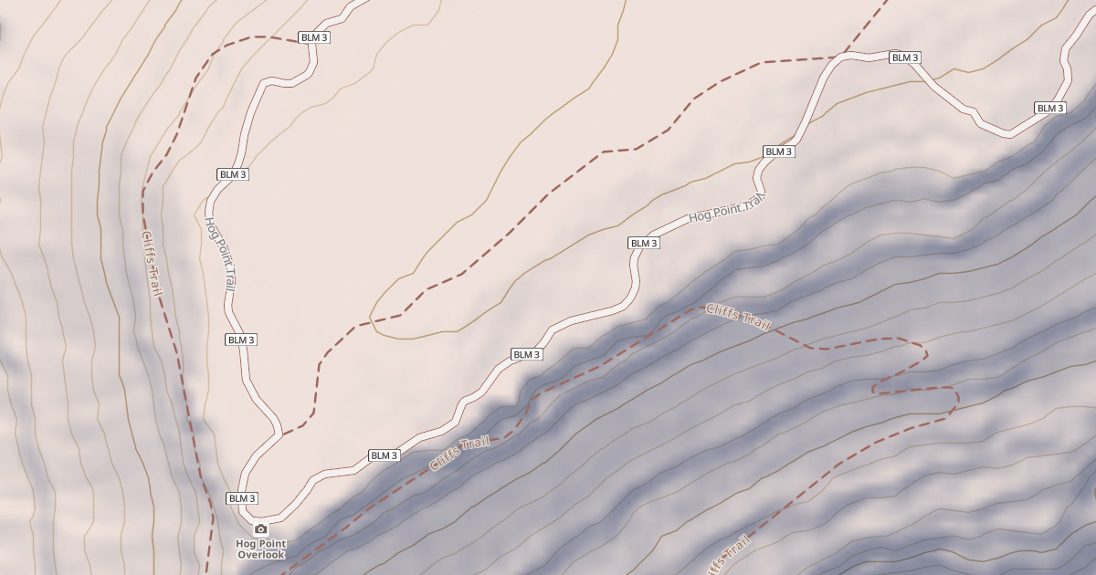Map preview of BLM National GTLF Public Motorized Roads 40e5c63a-e031-4c9c-949f-718f021175c3