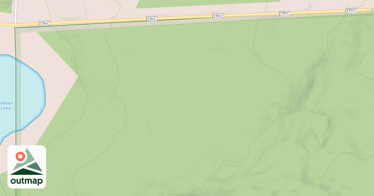 Map of CURVE LAKE ROAD