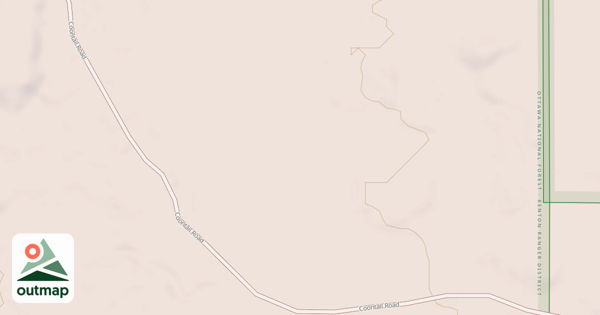 Map of USFS Motor Vehicle Use Map Trails 24344