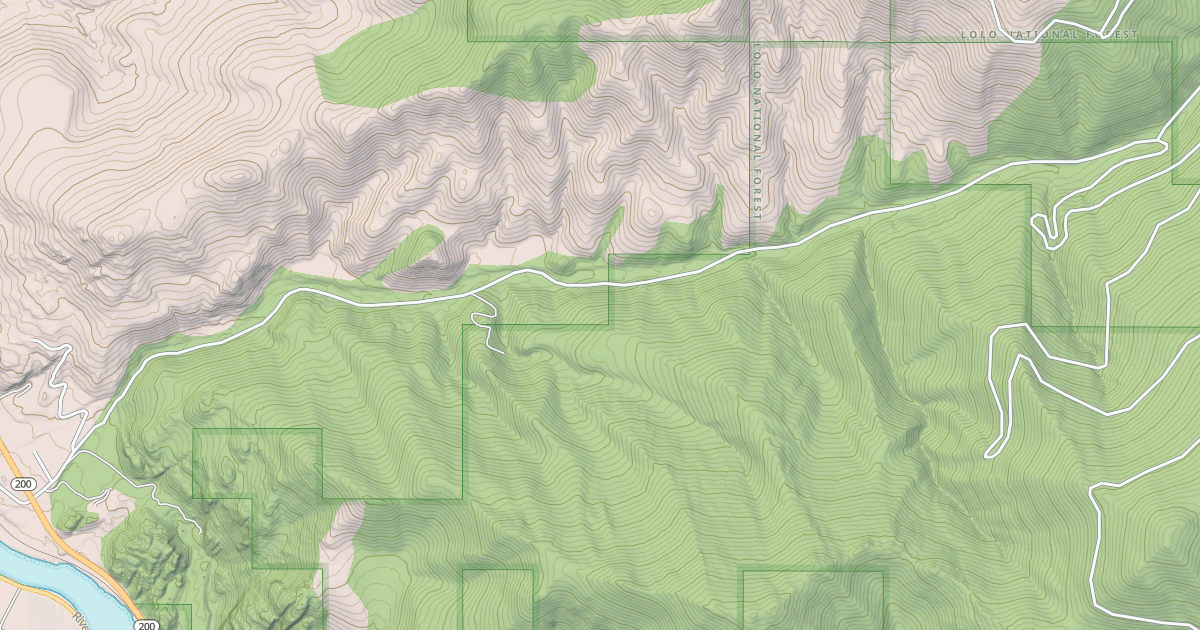 Map preview of HENRY CREEK