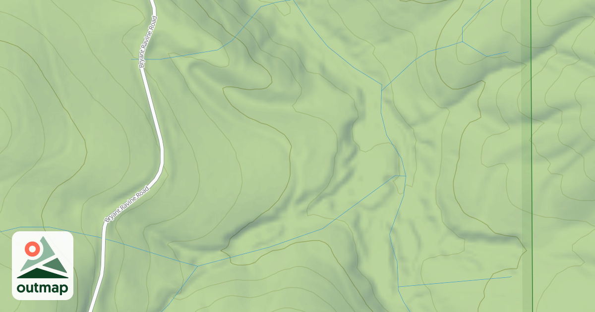 Map of FEATHER FALLS SPUR A