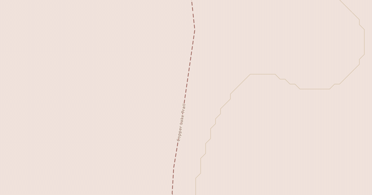 Map preview of Copper Lake Trail