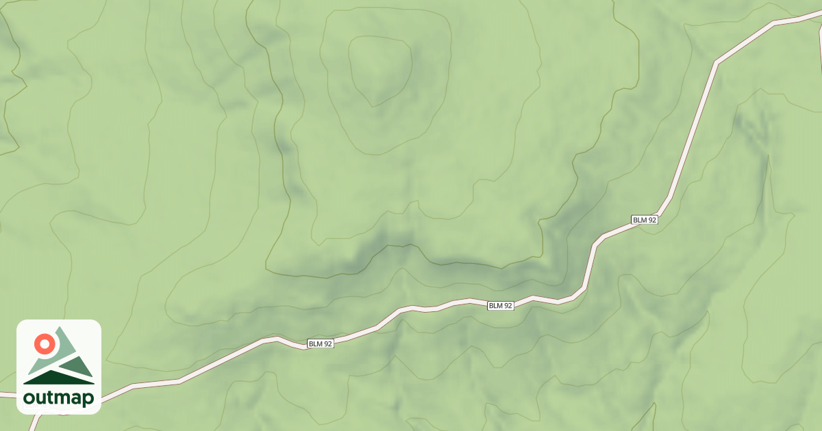 Map of BLM National GTLF Public Motorized Roads 40451493-1450-4ac5-9508-1d11f0823a5c