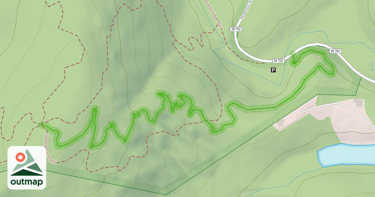Map of Misty Mountain Hop