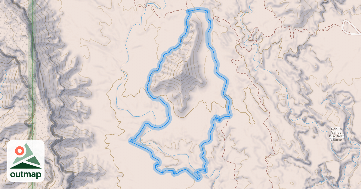 Map of Landslide Trail