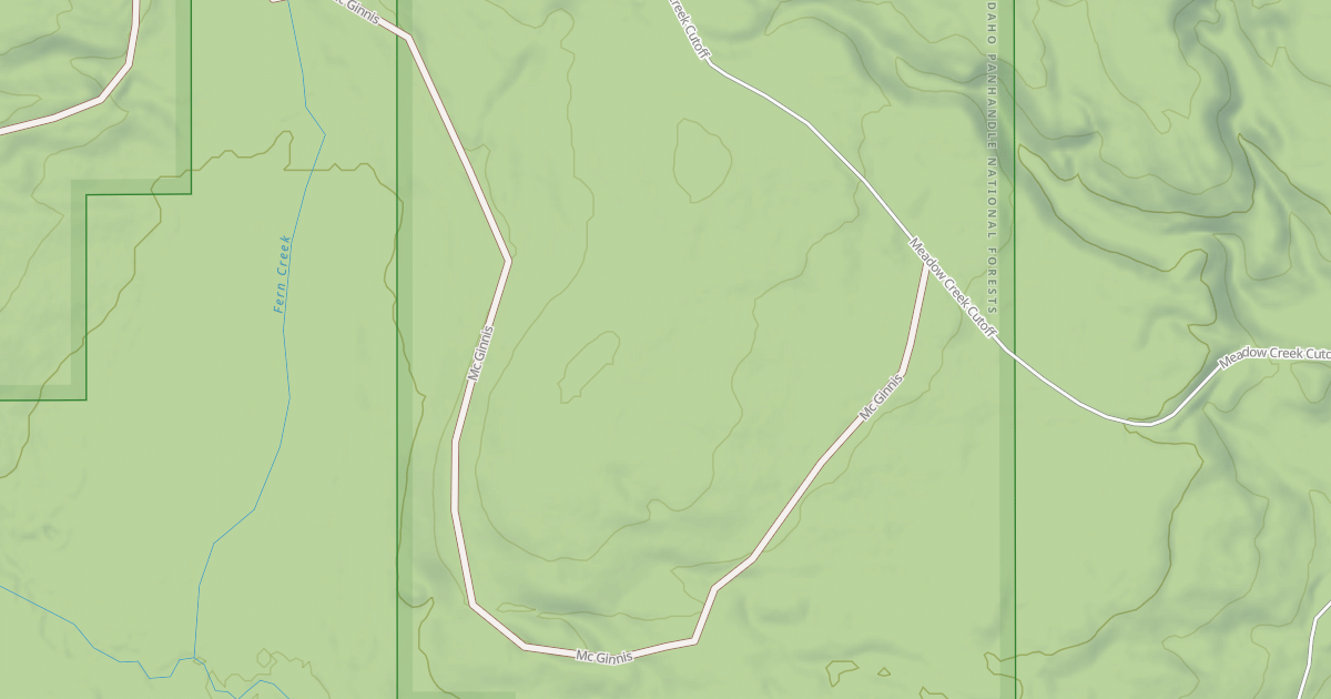 Map preview of MCGINNIS