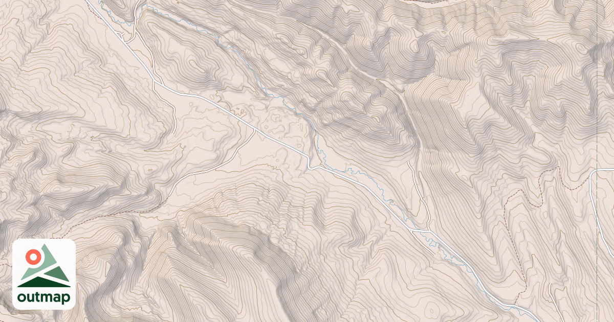 Map of Lander Cutoff Nat Historic Trl