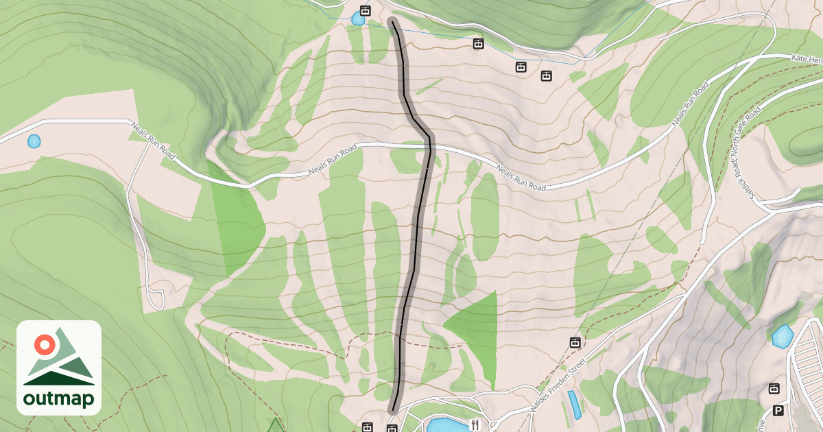 Map of Giant Steps Slope