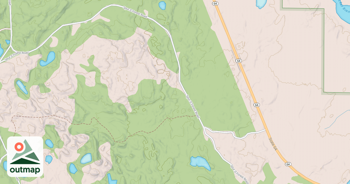 Map of Martineau Recreational Trails