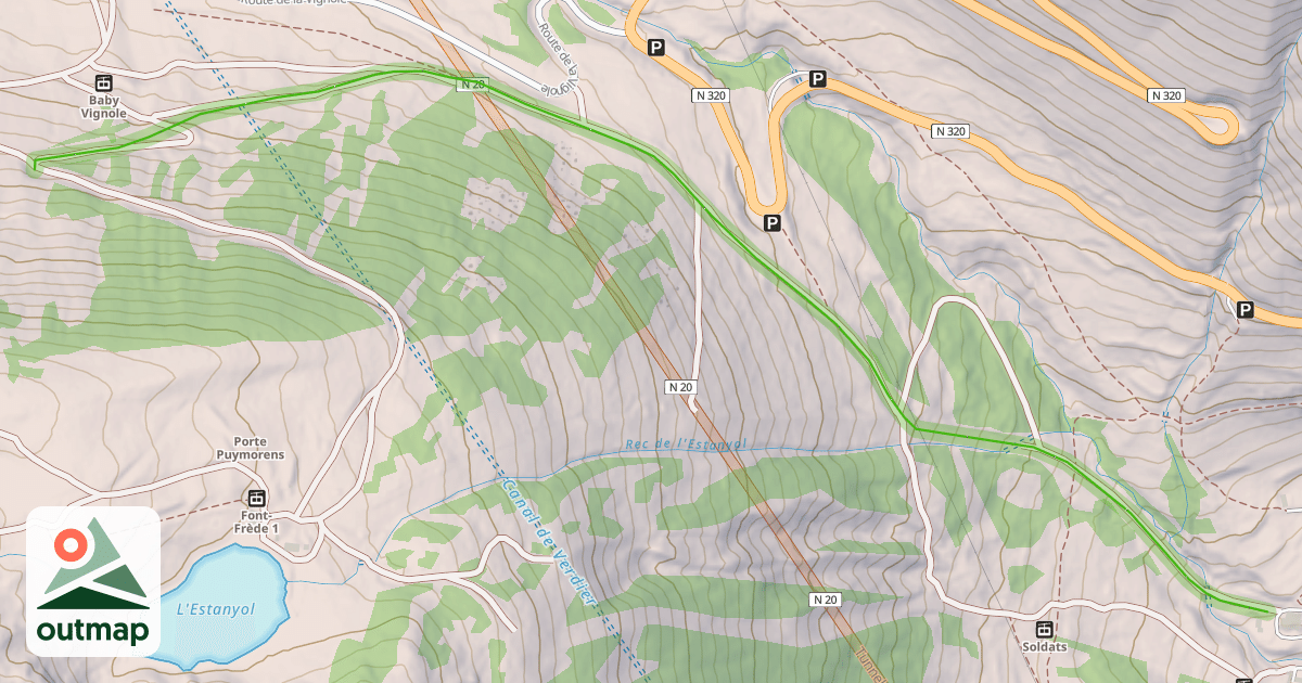 Map of Retour Porté