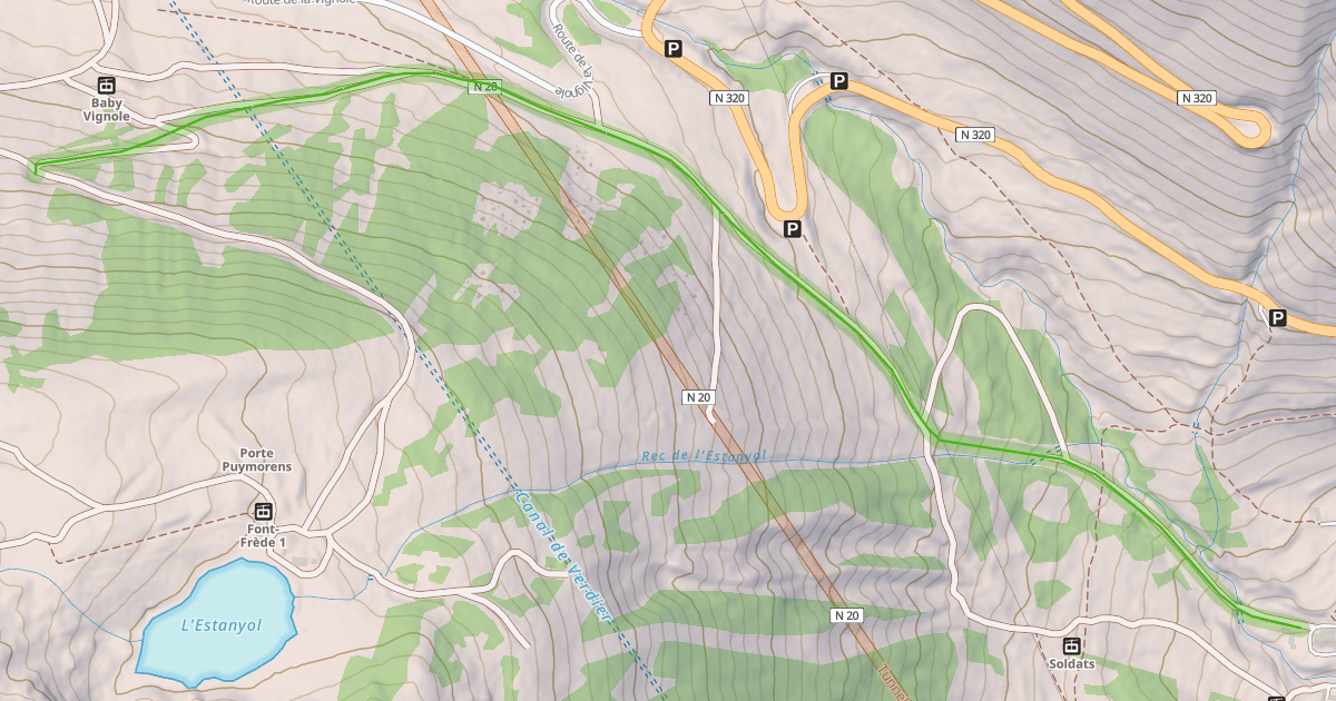 Map preview of Retour Porté