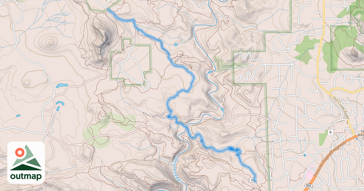 Map of Axis Trail