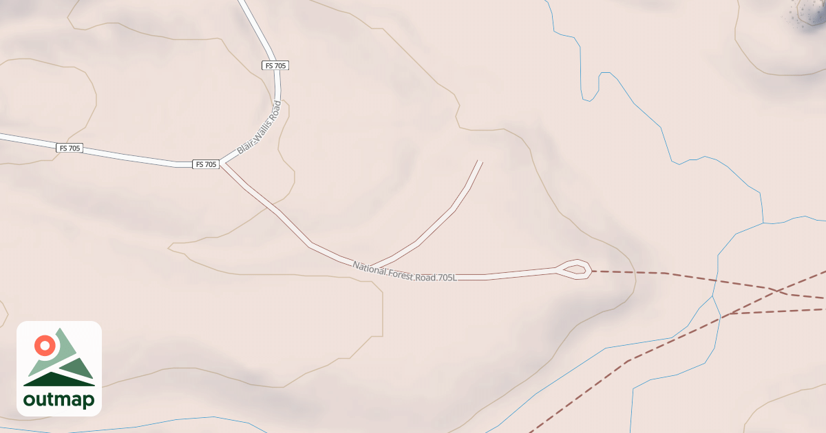 Map of BLAIR WALLIS RD SPUR L