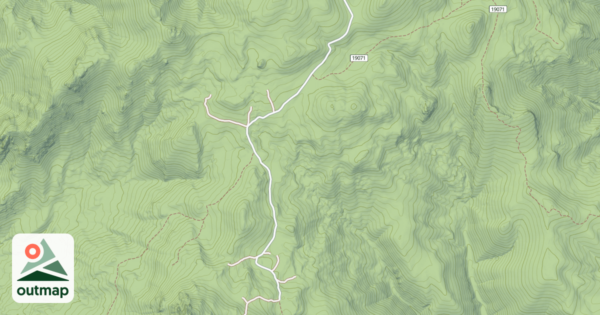 Map of BIG INDIAN CREEK
