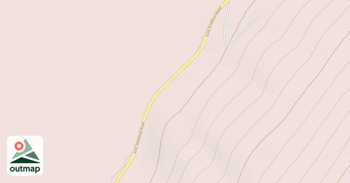 Map of EAST ROSEBUD