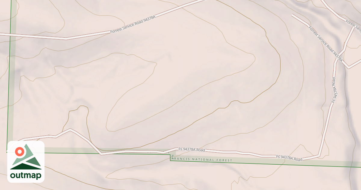 Map of USFS Motor Vehicle Use Map Roads {51234C96-A2DB-4833-A3E5-A2F1F65226A7}
