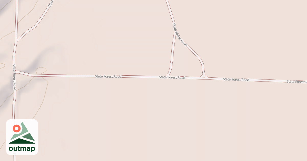 Map of General C.C. Andrews State Forest Trails