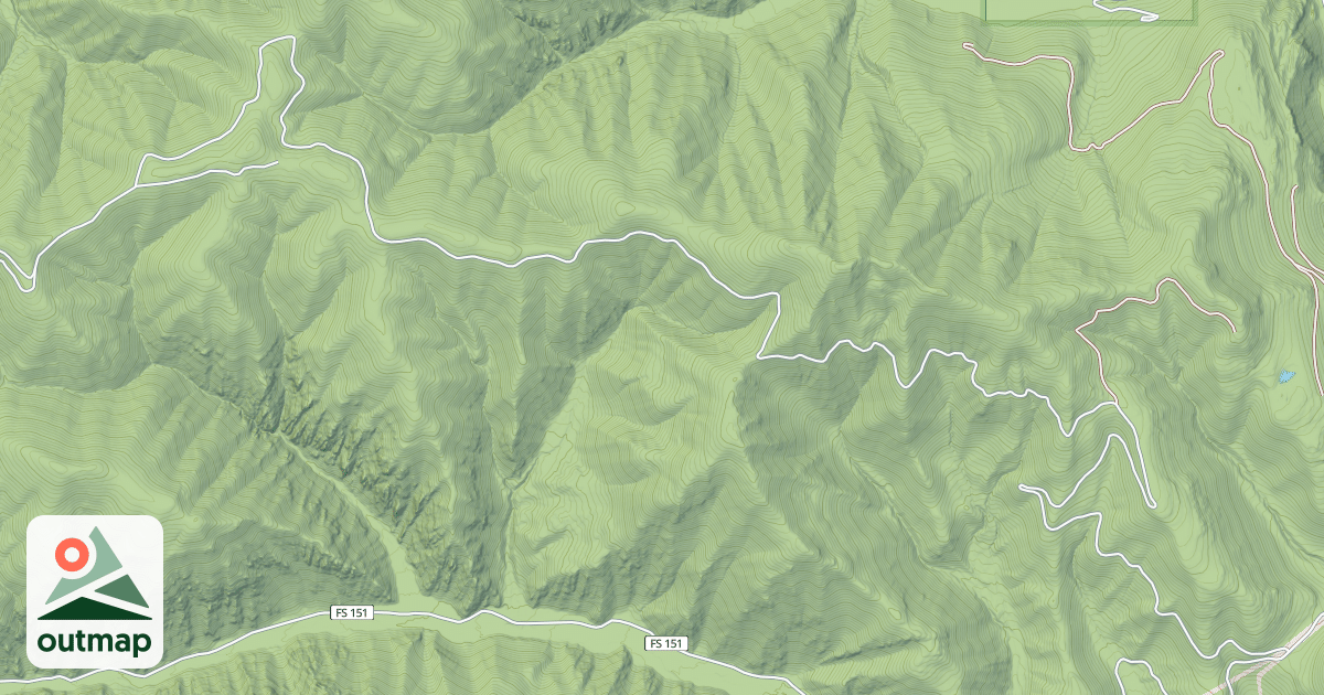 Map of MARTEN CREEK SNOWMOBILE ROUTE