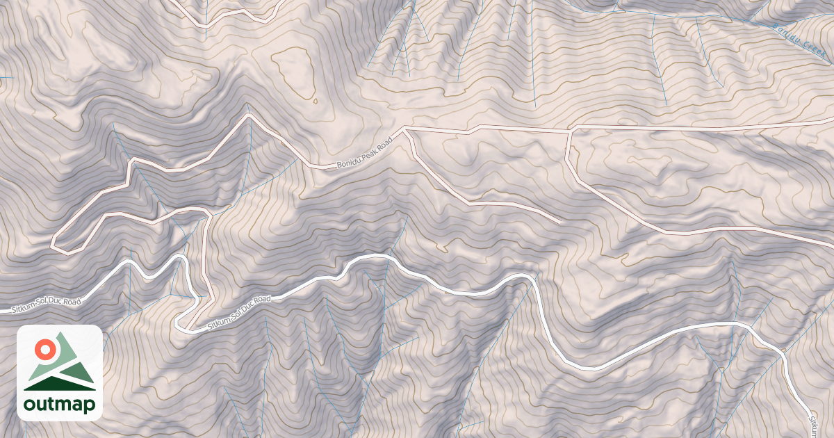Map of BONIDU PEAK