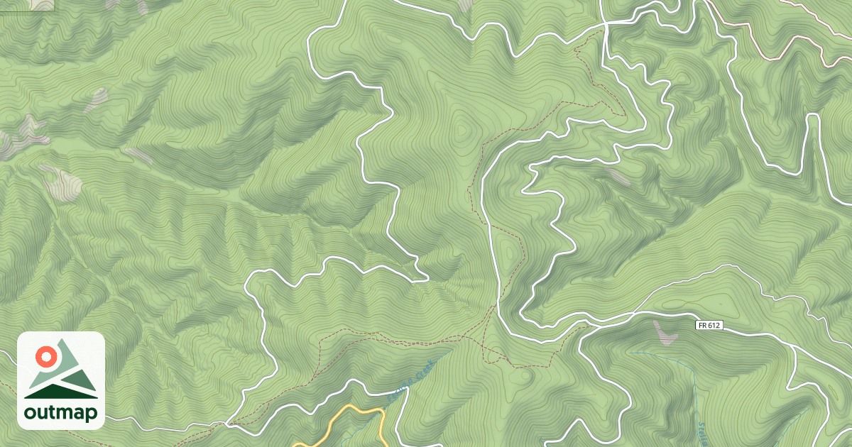 Map of USFS Motor Vehicle Use Map Trails 7834