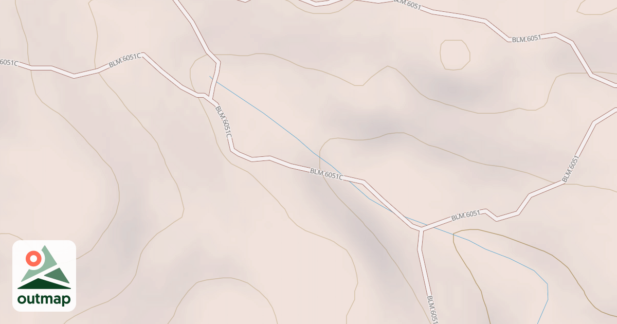 Map of BLM National GTLF Public Motorized Roads 07497dea-0d93-41c5-9154-5d94d79399f3