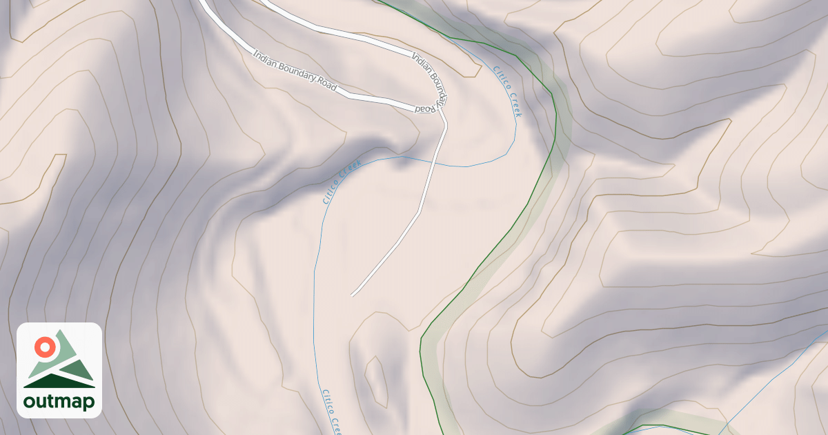 Map of SOUTH FORK CITICO