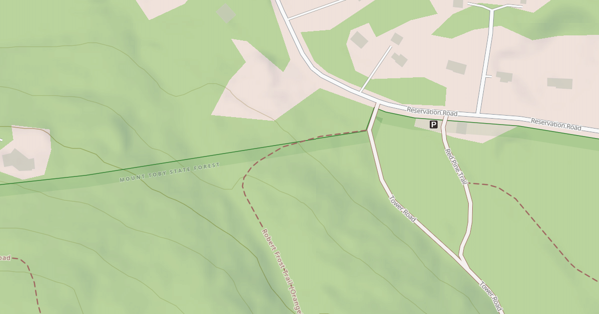 Map preview of Robert Frost Trail