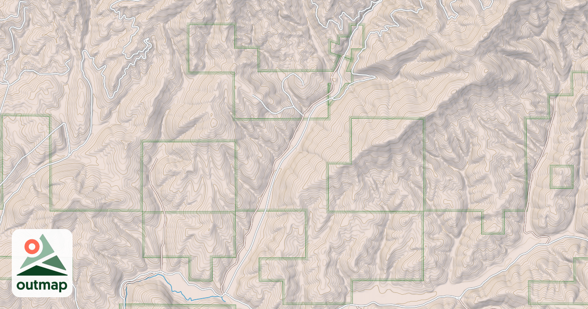 Map of N F PALOUSE RIVER