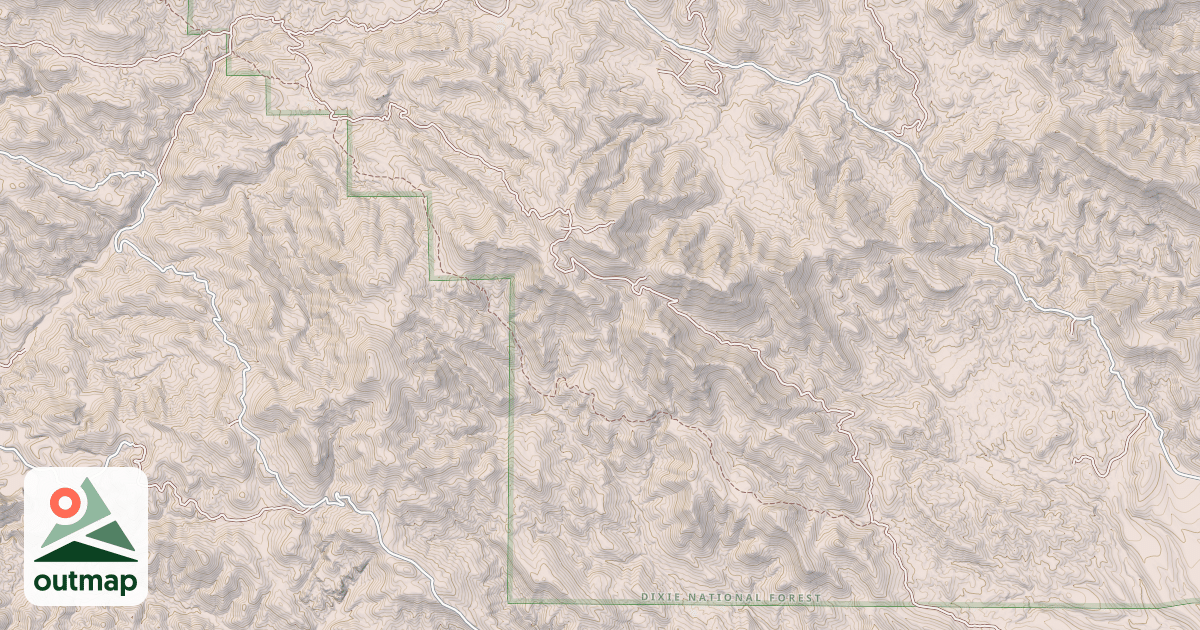 Map of BULL VALLEY  MTN ATV TRAIL