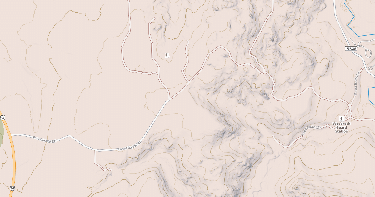 Map preview of WOODROCK