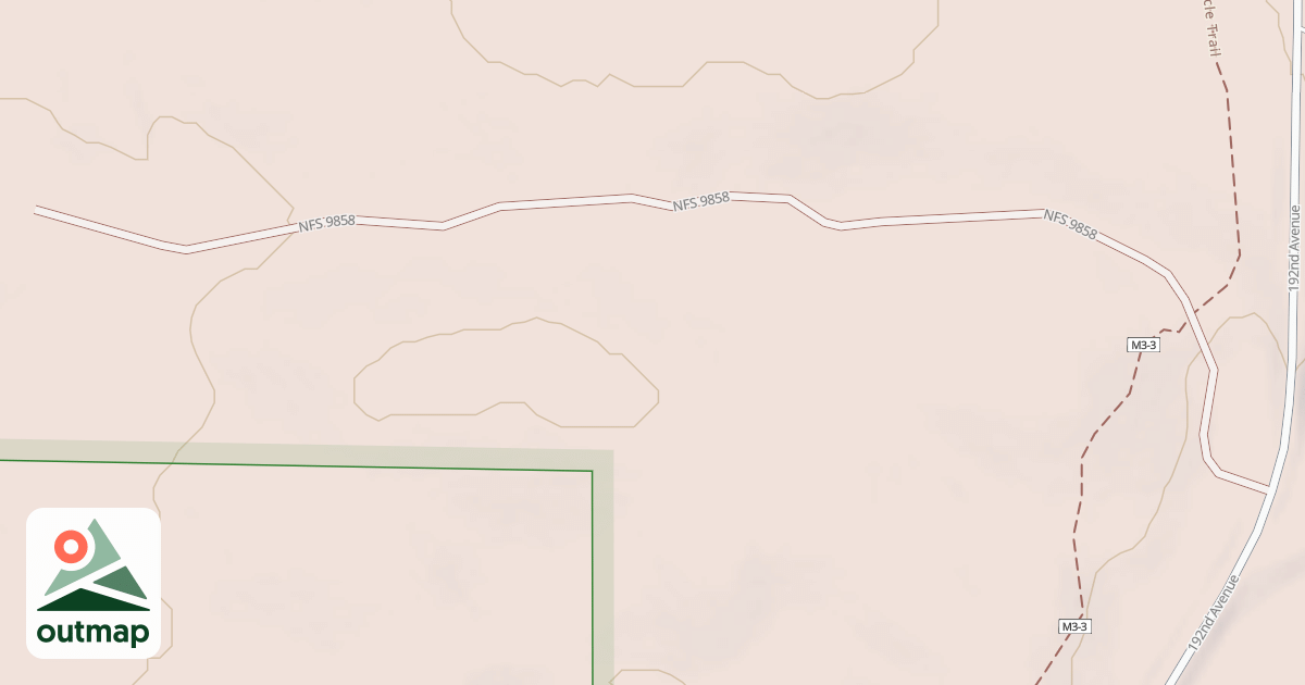Map of 9858