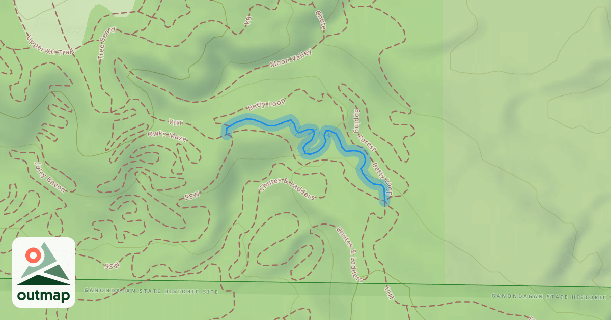 Map of Alpha Betty