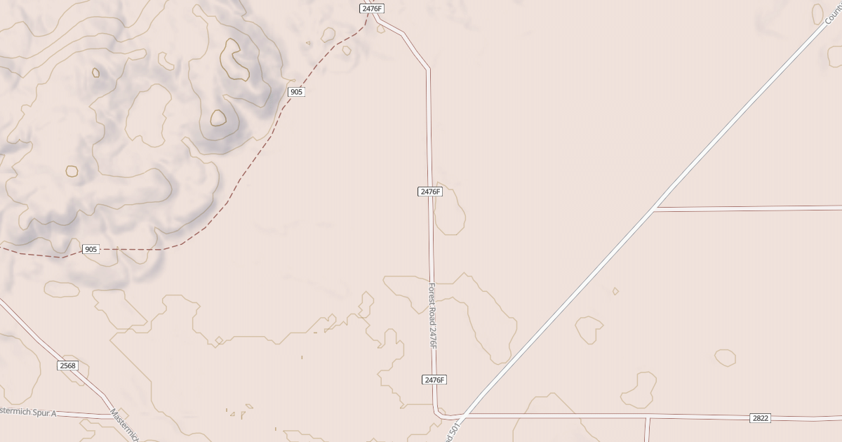 Map preview of JOES CREEK SPUR F