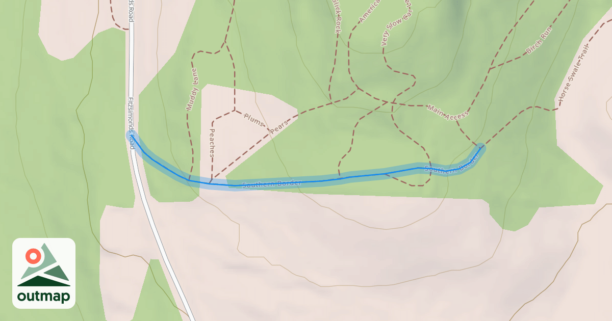 Map of Southern Border