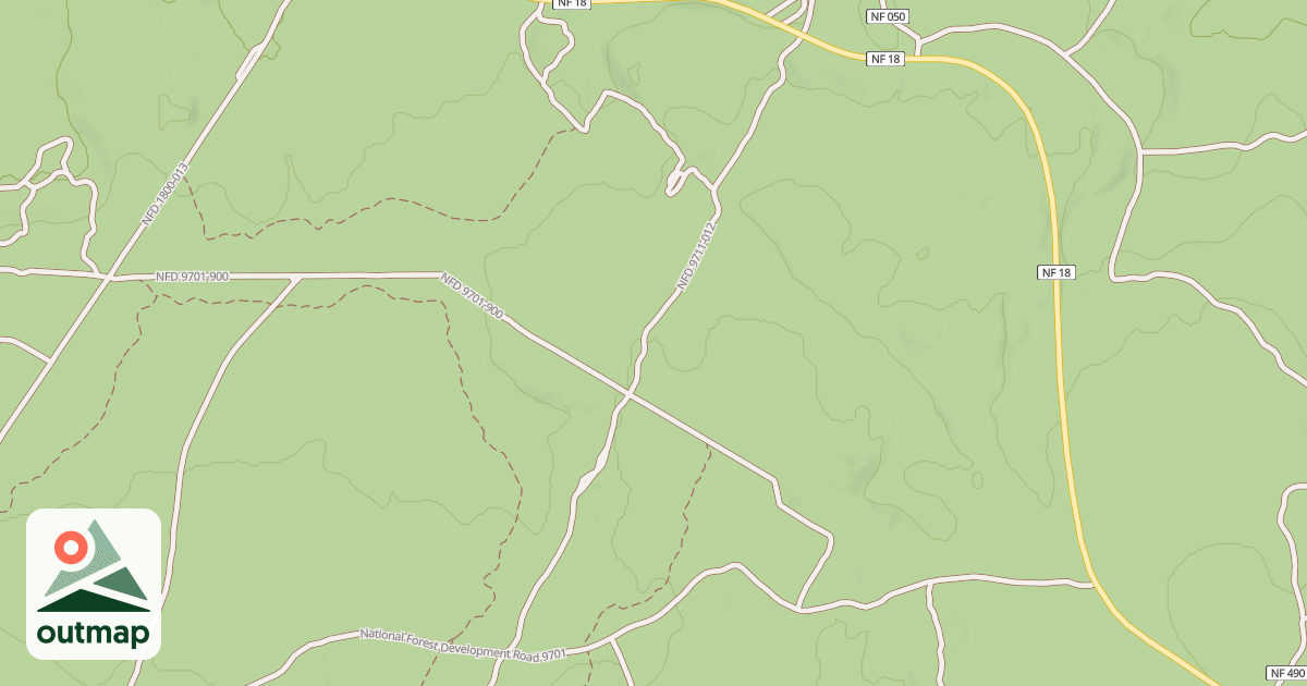 Map of BPA REDMOND-KLAMATH FALLS