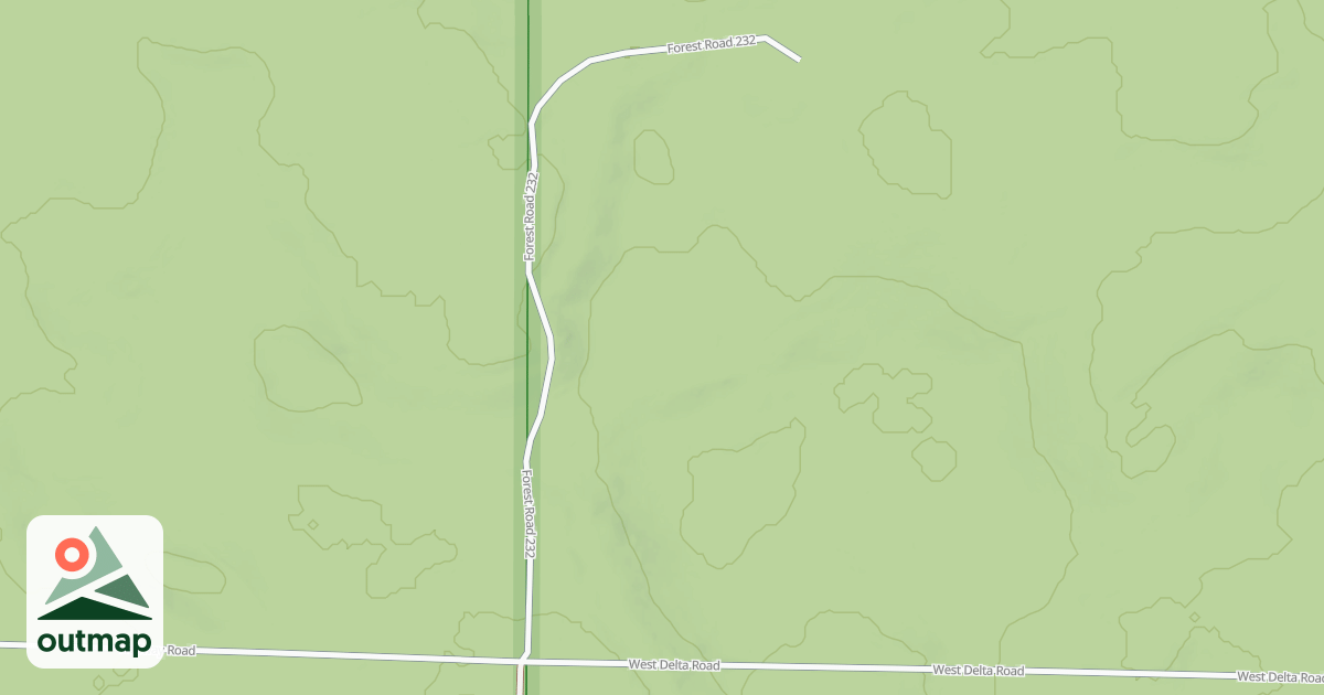Map of FR 232