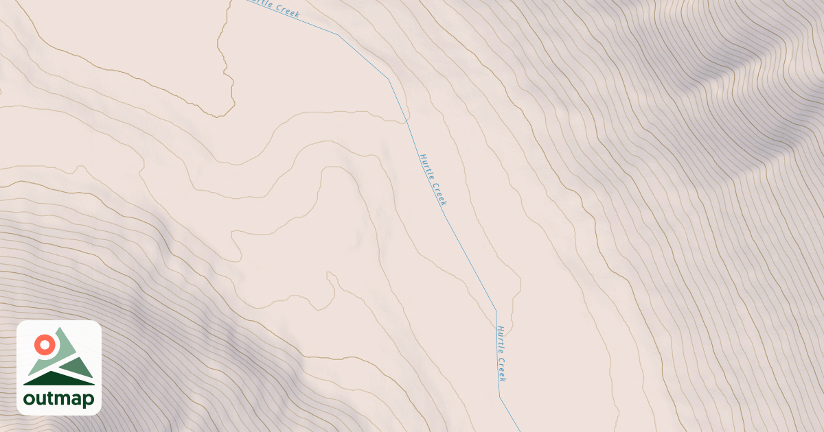 Map of Hurtle Creek