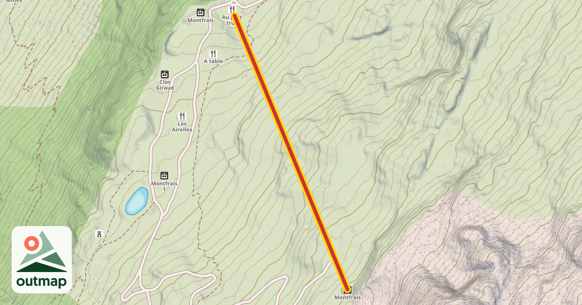 Map of Montfrais