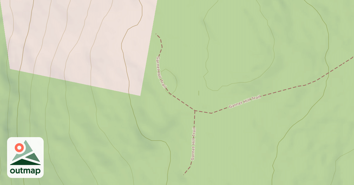 Map of Garnett Hill Trail