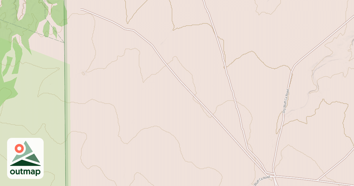 Map of DRY BLUFF D