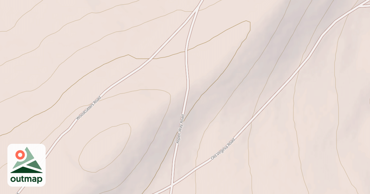 Map of ASPEN WAY ROAD