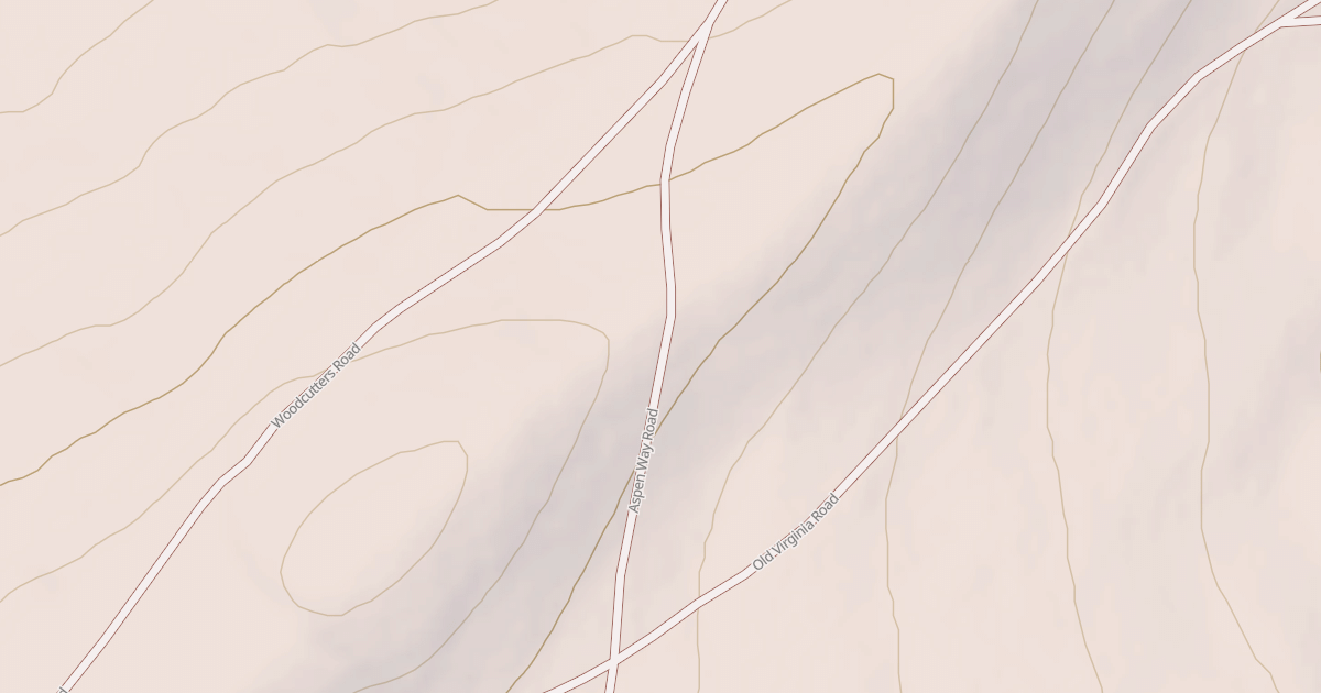 Map preview of ASPEN WAY ROAD