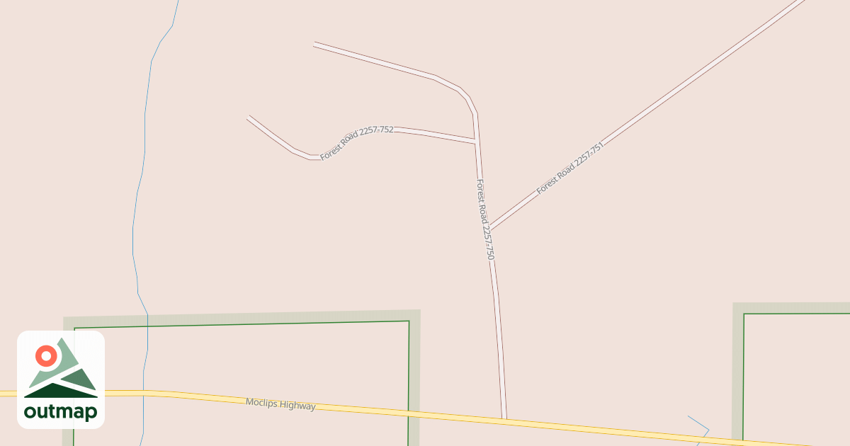 Map of USFS National Forest System Roads {D569EFD9-945B-42E4-9C61-0D37C1284C43}