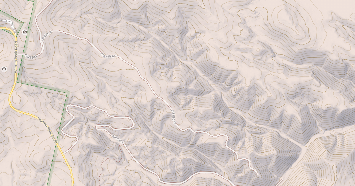 Map preview of USFS Motor Vehicle Use Map Trails 8114