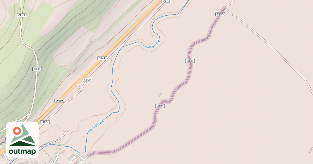 Map of Chemin de l'Aunoy